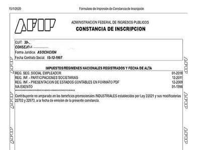 AFIP – Administración Federal de Ingresos Públicos documento de constancia de admision AFIP cuitargentina.com AFIP - Administración Federal de Ingresos Públicos documento de constancia de admision AFIP cuitargentina.com